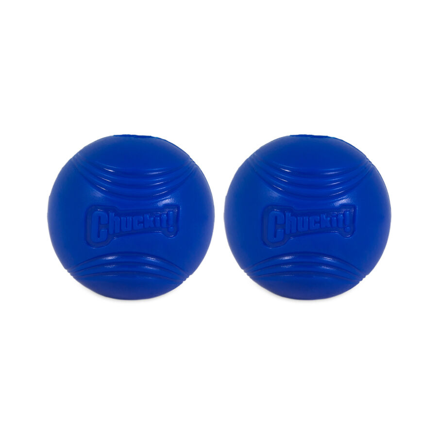 Chuckit! Crunch Pelota con Sonido para perros &ndash; Pack 2, , large Imagen numero 1